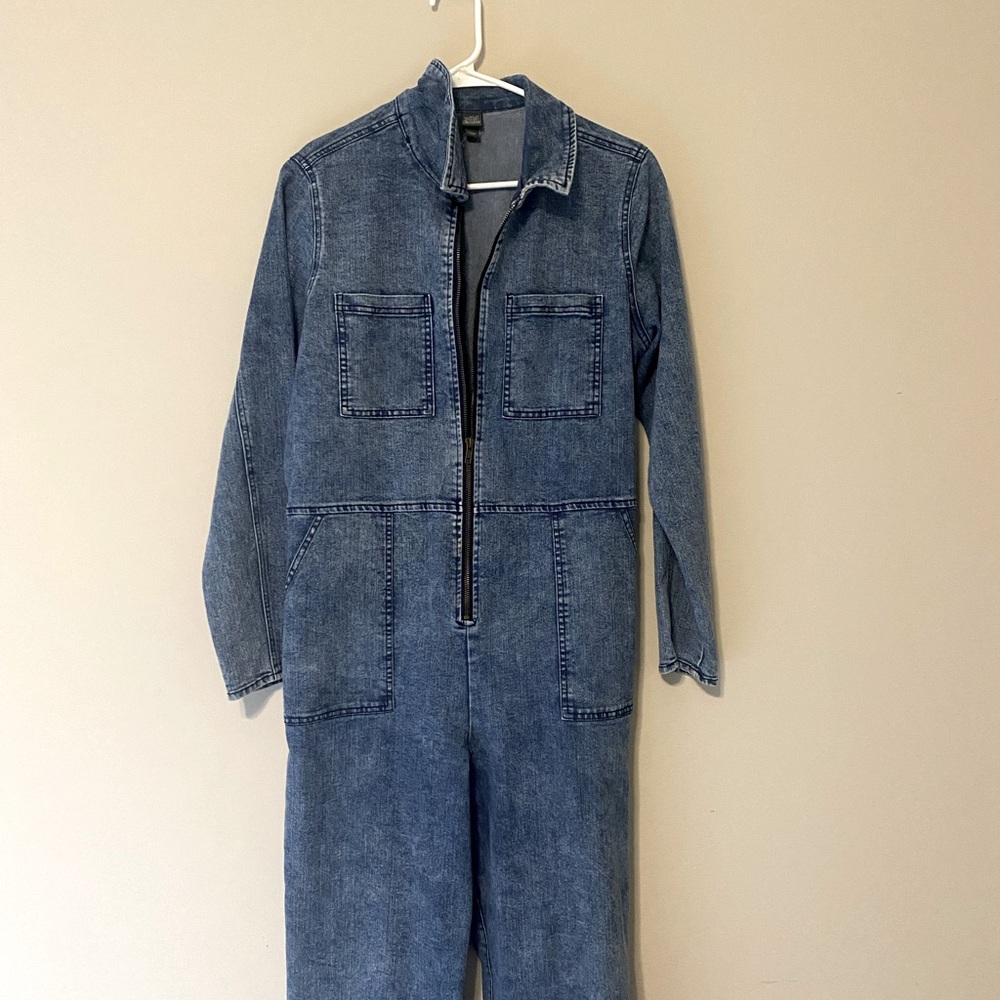 Denim Utility Jumpsuit